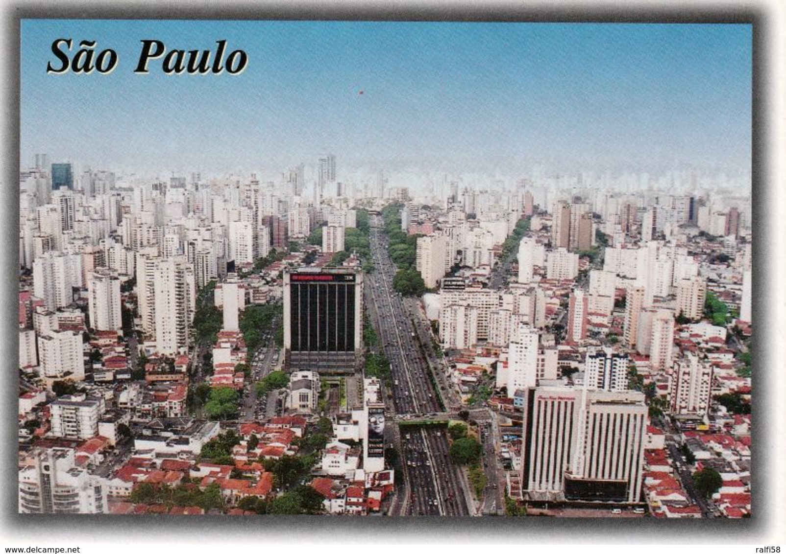 1 AK Brasilien * Blick Auf São Paulo - Luftbildaufnahme * - São Paulo