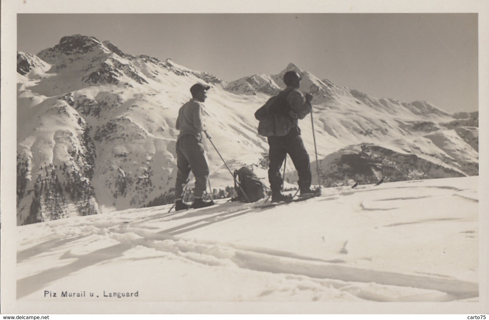 Suisse - Piz Murail Und Languard - Alpinisme Ski Randonnée - Editeur Photo "Flury" St Moritz-Dorf - St. Moritz