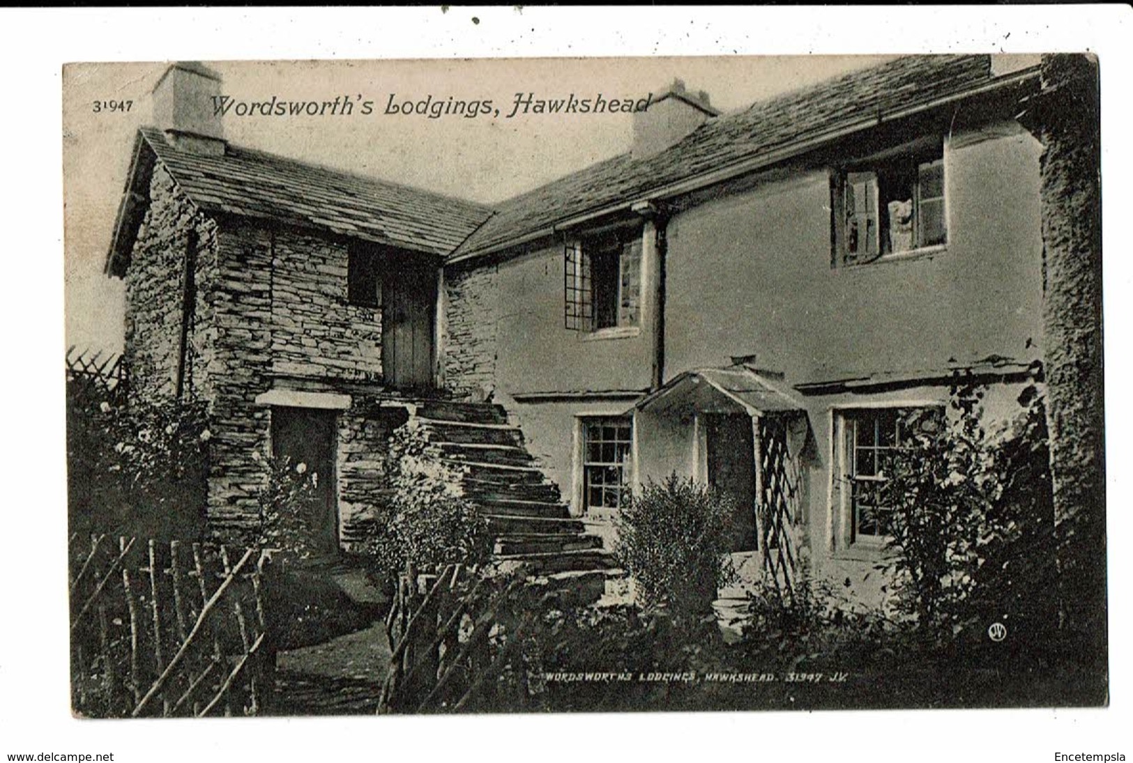 CPA-Carte Postale Royaume Uni- Hawkshead-Wordsworth's Bodgings-1909-VM9985 - Hawkshead