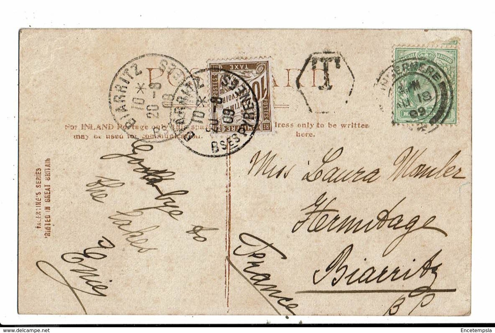 CPA-Carte Postale Royaume Uni- Hawkshead-Wordsworth's Bodgings-1909-VM9985 - Hawkshead