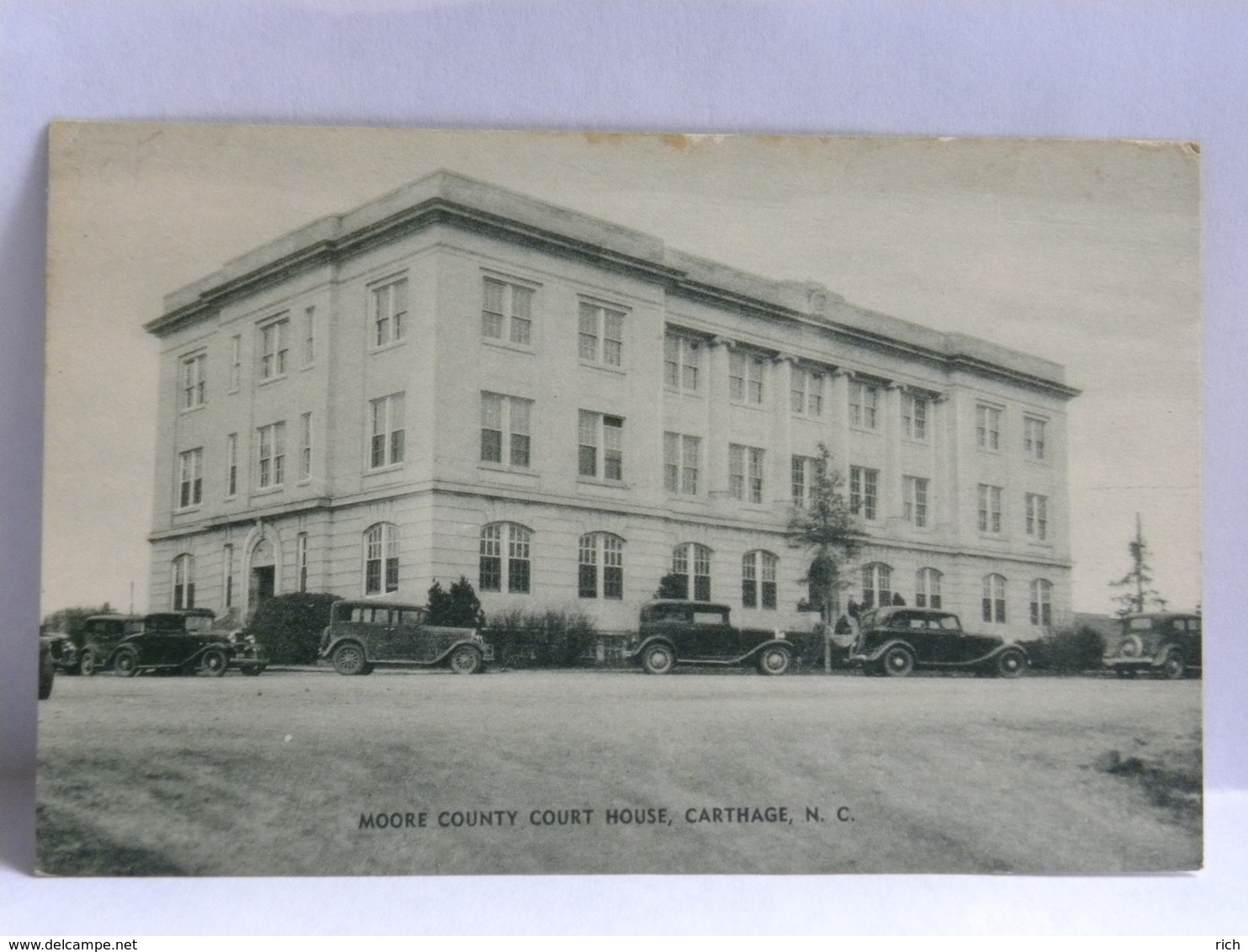 CP ETATS UNIS - North Carolina - Moore Country Court House, Carthage NC - Autres & Non Classés