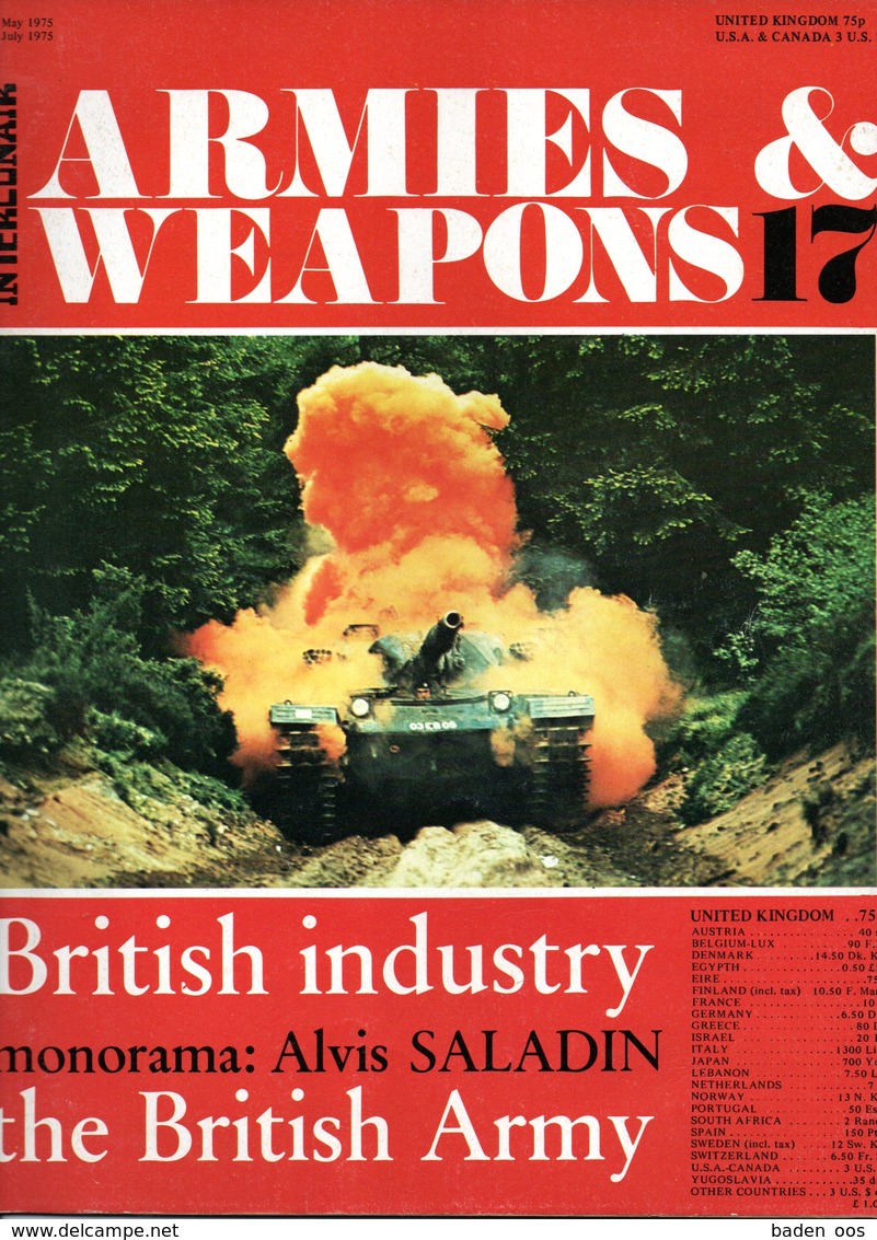 Army & Weapons 17 - May/Juillet 75 - Inglese