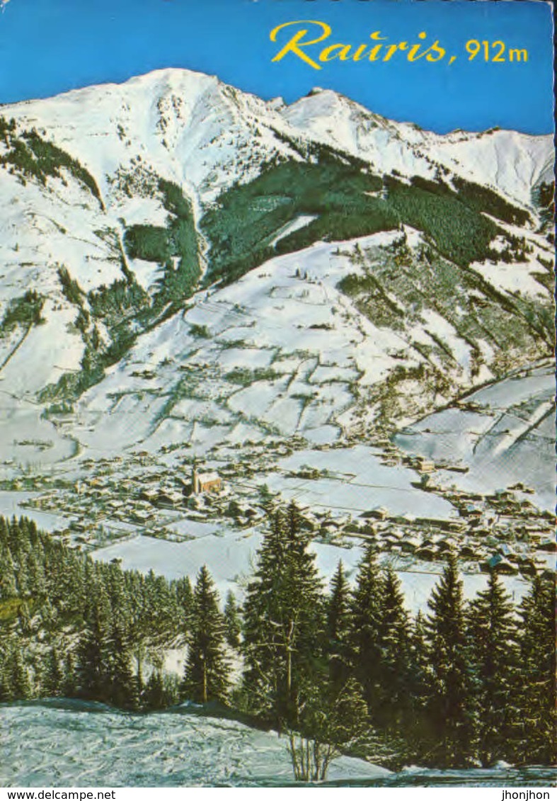 Ostereich - Postcard Used 1980 - Rauris - General View - 2/scans - Rauris