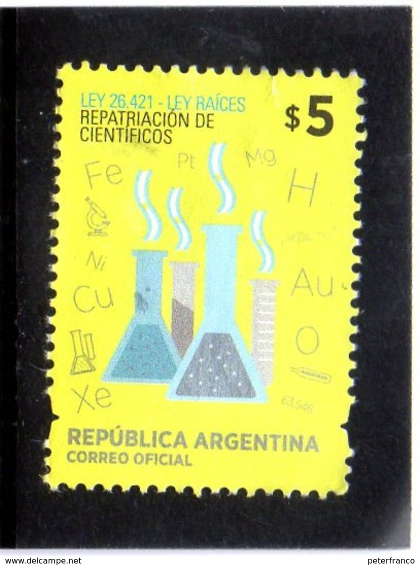 2015 Argentina - Rientro Degli Scienziati - Oblitérés