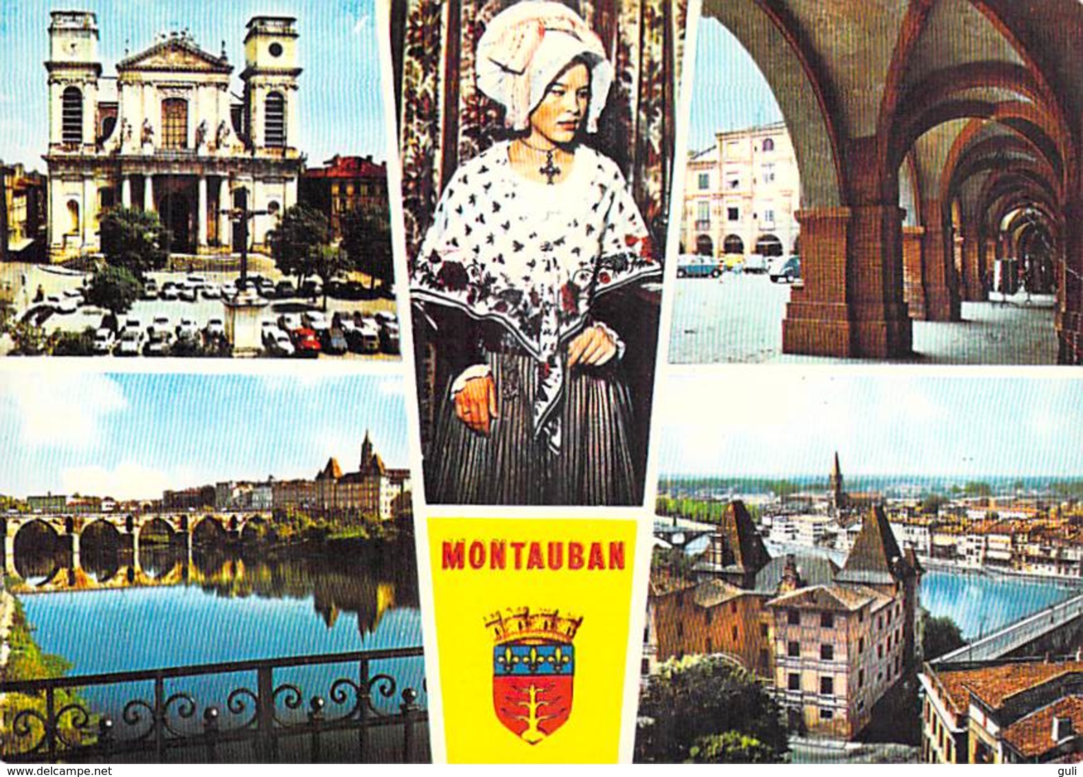 [82] Tarn et Garonne > MONTAUBAN   -  Lot de 8 cartes = 7 Cpa/ Cpsm + 1 Cpa   - scans R/V des 8 cartes- * PRIX FIXE