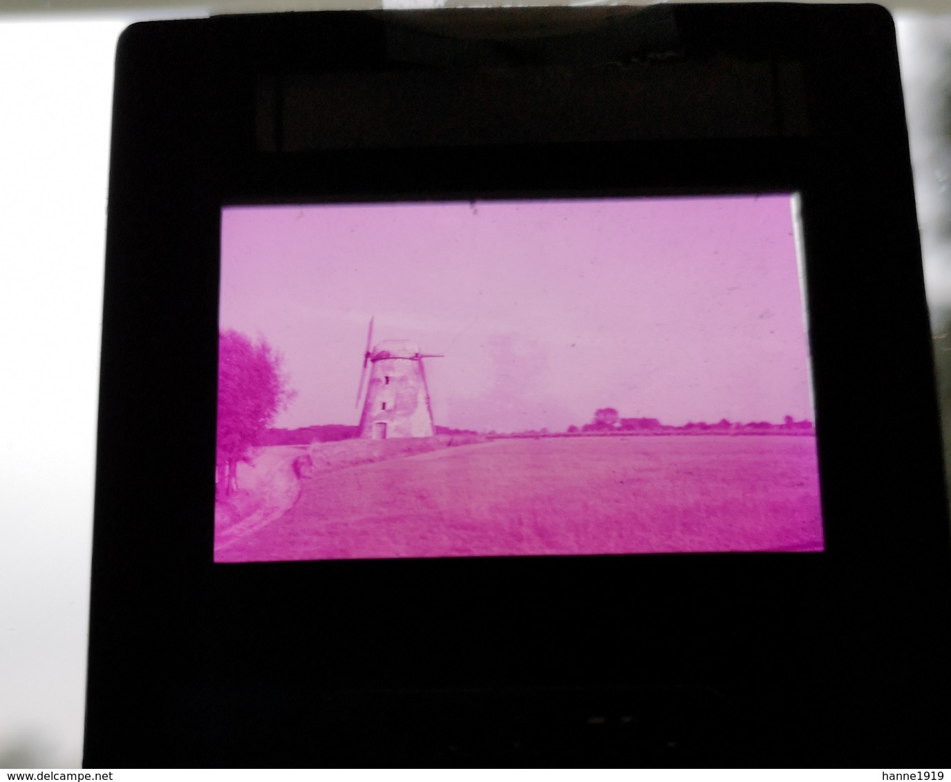 Lot 4 Slides Molen Windmolen Dia In Frame Slide Mill Moulin - Diapositives