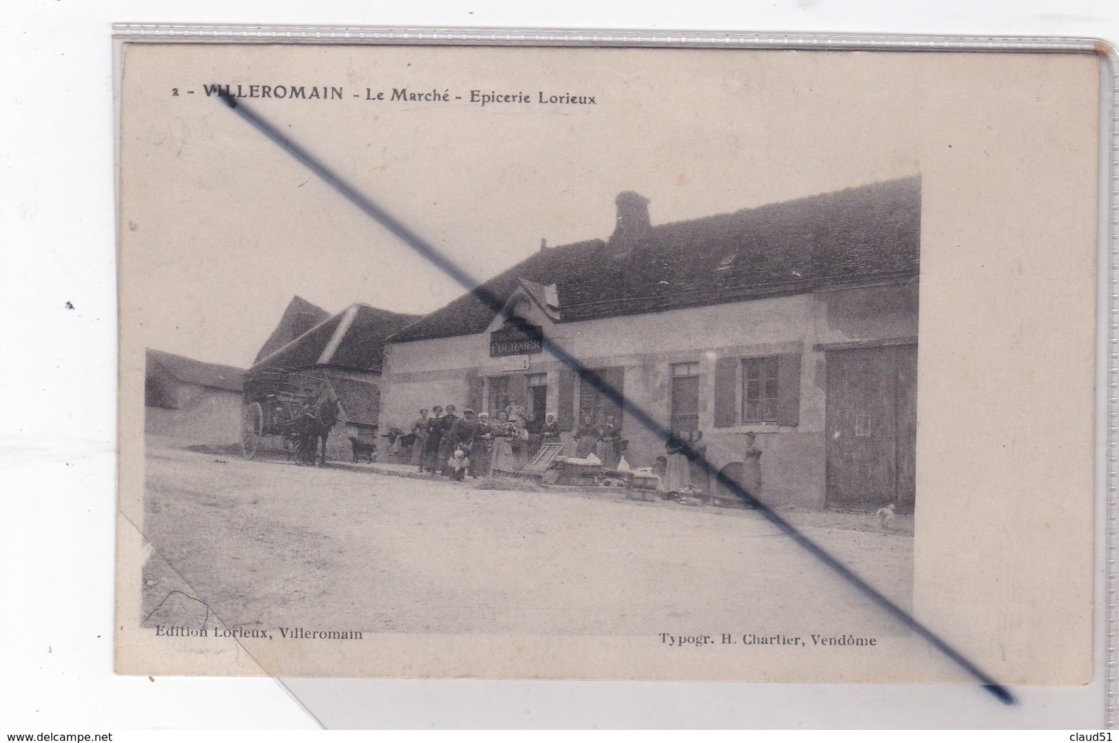 Villemorin (41) Le Marché - Epicerie Lorieux - Autres & Non Classés