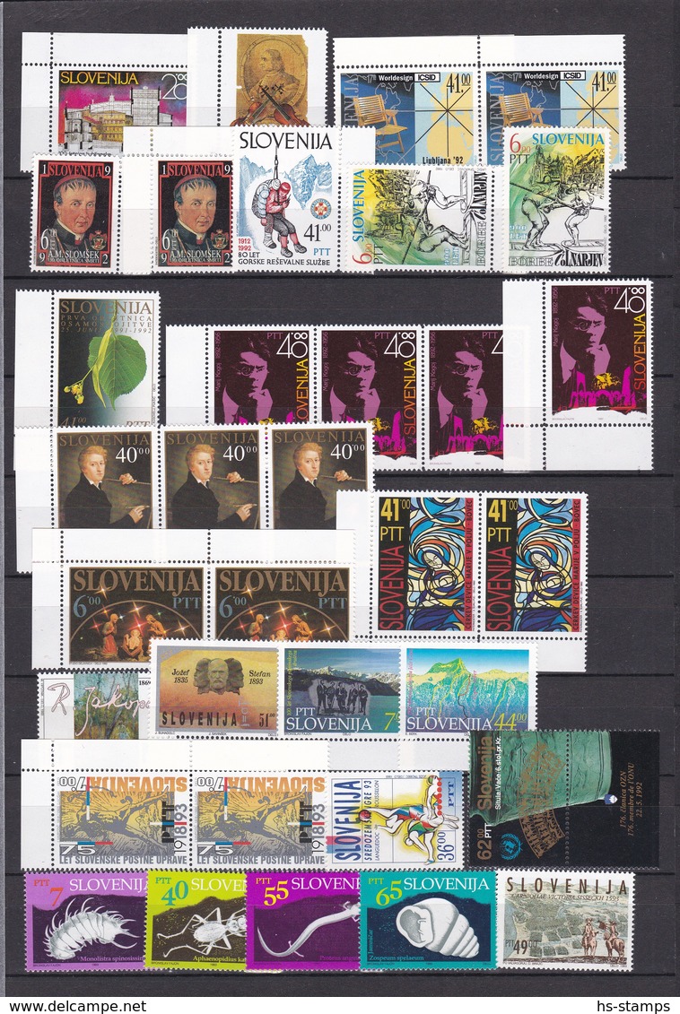 Slovenia - 1993 Year - Collection - MNH - Slowenien
