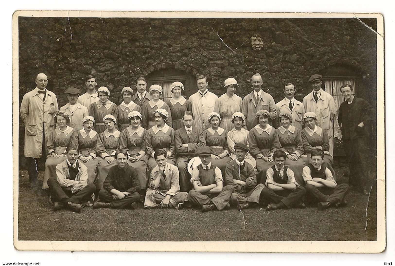 S7901 - Groupe De Personnes "Geo. Cook, Cray's Studio, Crayford, Kent - Autres & Non Classés