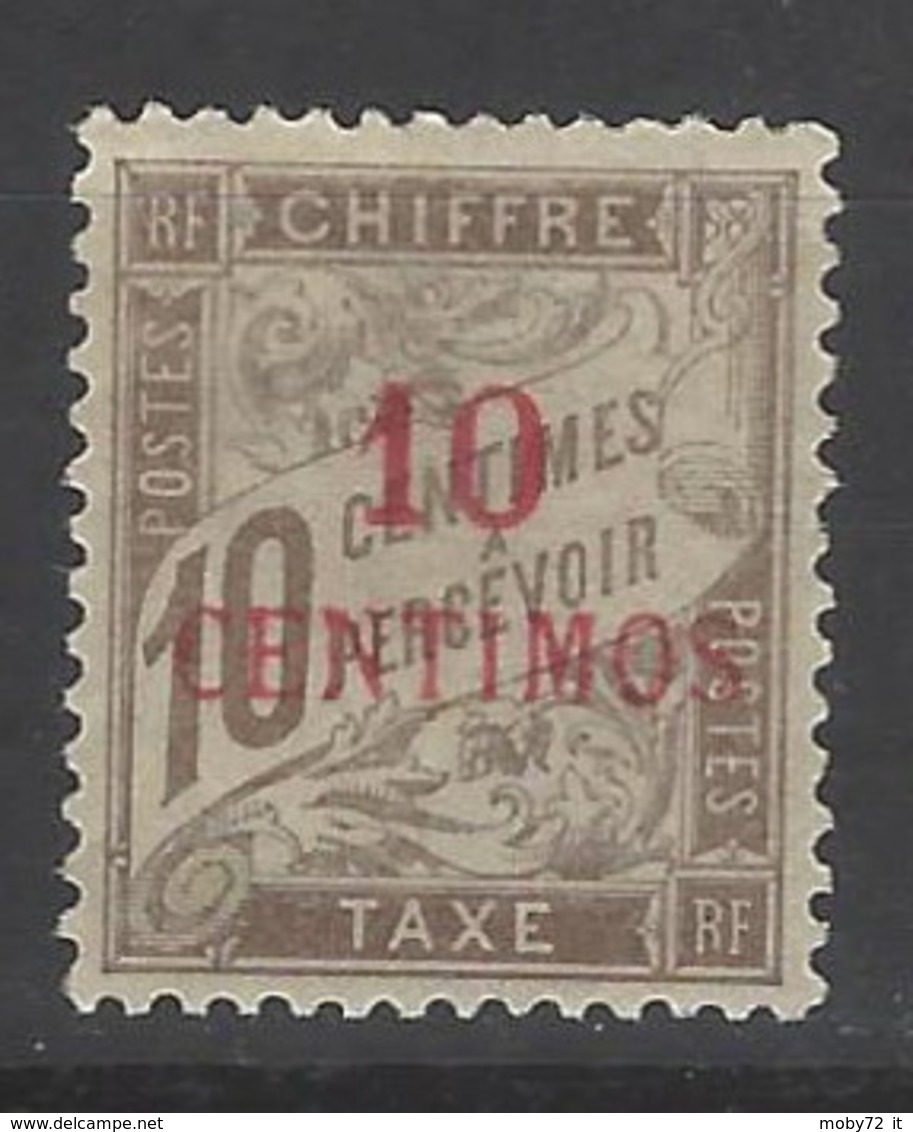 Marocco Francese - 1896 - Nuovo/new MH - Segnatasse - Mi N. 2 - Timbres-taxe