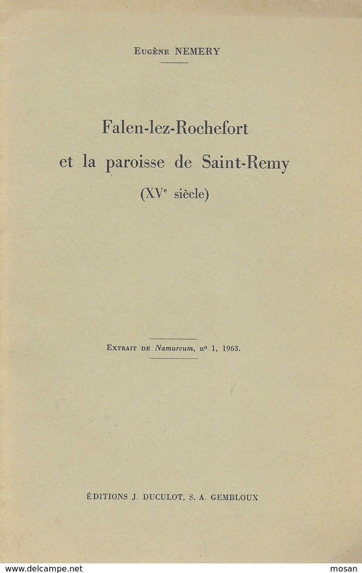 Falen-lez-Rochefort Et La Paroisse De Saint-Remy (XVe Siècle) - Histoire