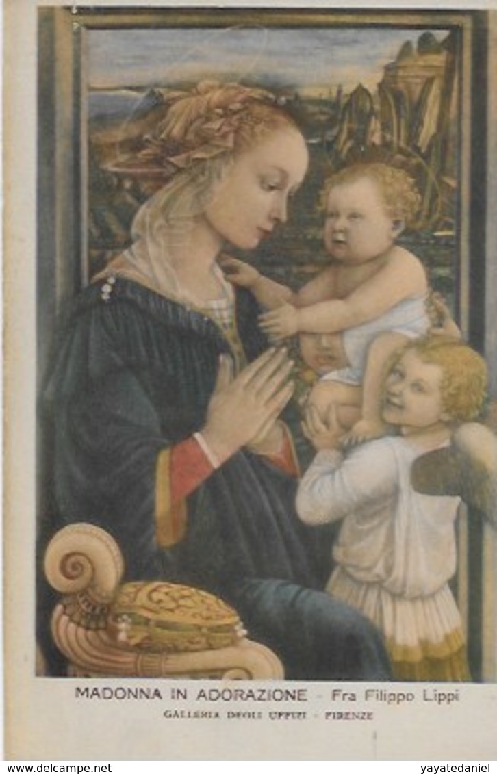 CPA BOTICELLI La Vierge L'Enfant Et Saint Jean - Museum