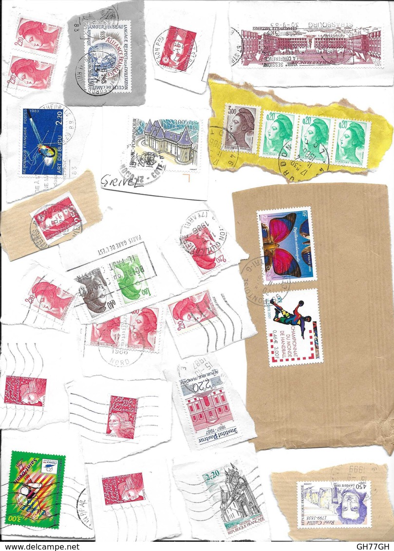 LOT TIMBRES FRANCE - Mezclas (max 999 Sellos)