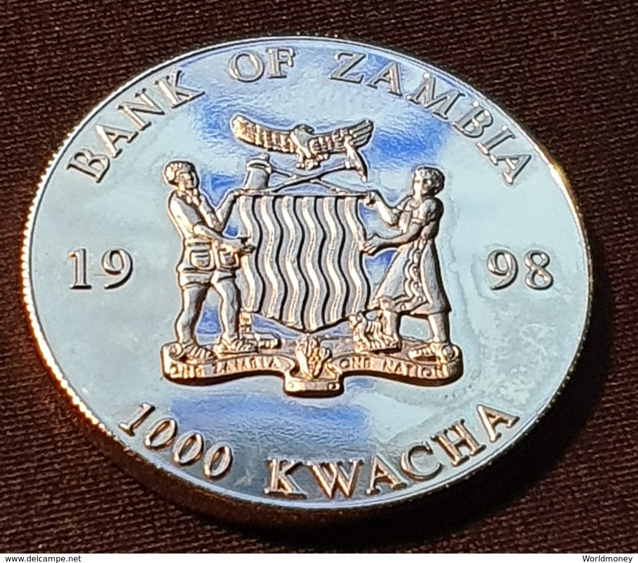 Zambia 1000 Kwacha 1998  (200€ Note - Back Design) - Sambia