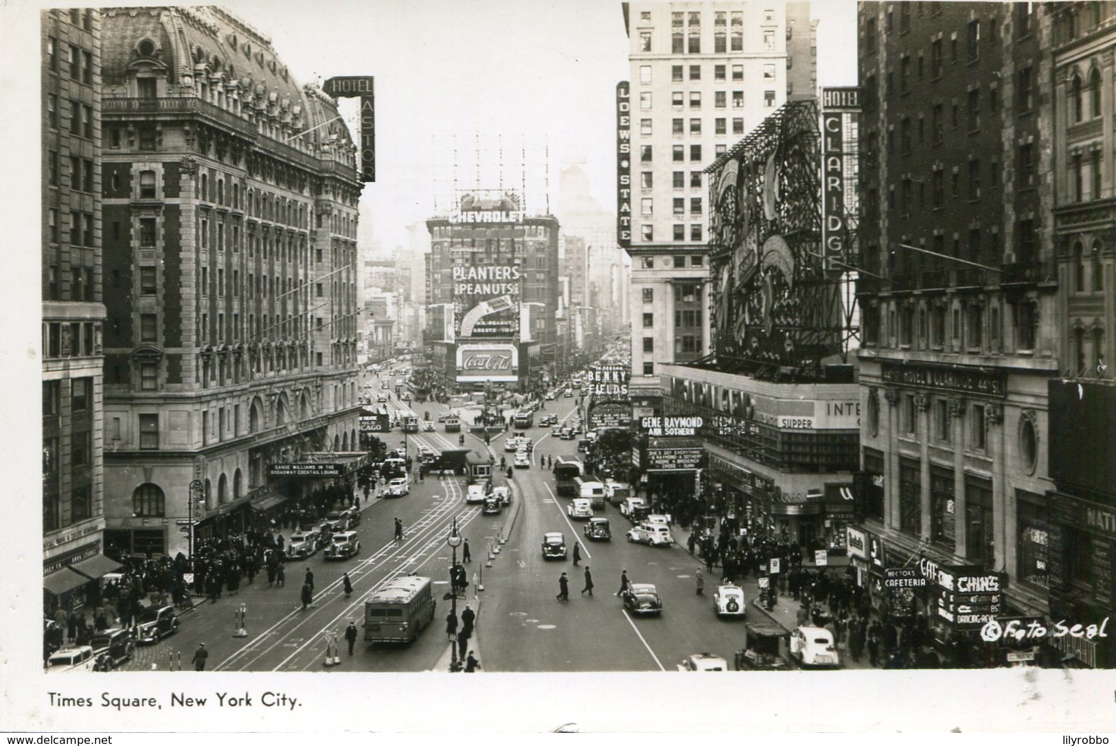 UNITED STATES - RPC Superbly Animated RPPC - Times Square New York - Time Square
