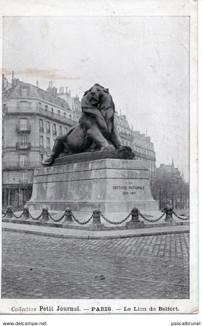 PARIS - LE LION DE BELFORT - Arrondissement: 14