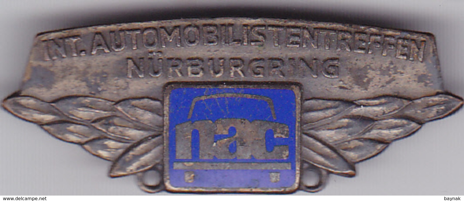 OLD PIN  --  NURNBERG, DEUTSCHLAND  --  INT. AUTOMOBILISTENTREFFEN NURBURGRING  --  REVERS:  1 FLECK, HAMBURG - Sonstige & Ohne Zuordnung