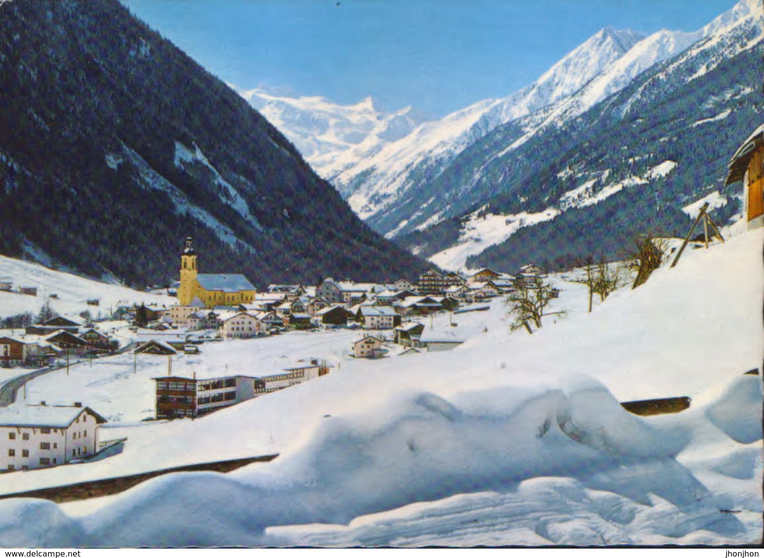 Ostereich - Postcard Used 1982 -   Neustift Im Stubaital - General View - 2/scans - Neustift Im Stubaital