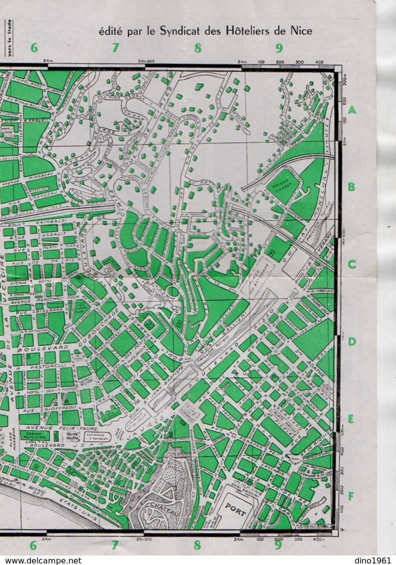 VP16.253 - Nouveau Plan Central De La Ville De NICE ......par Meubles POL - Otros Planes