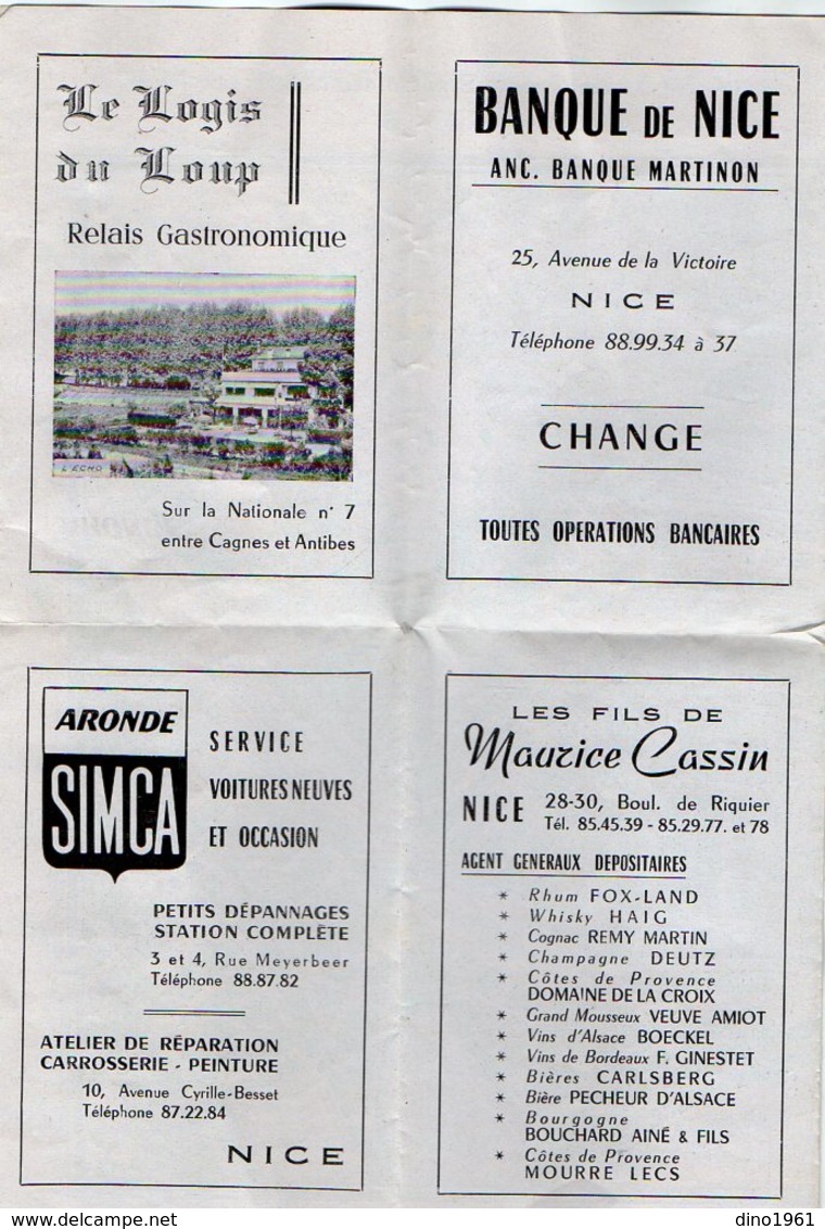 VP16.253 - Nouveau Plan Central De La Ville De NICE ......par Meubles POL - Otros Planes