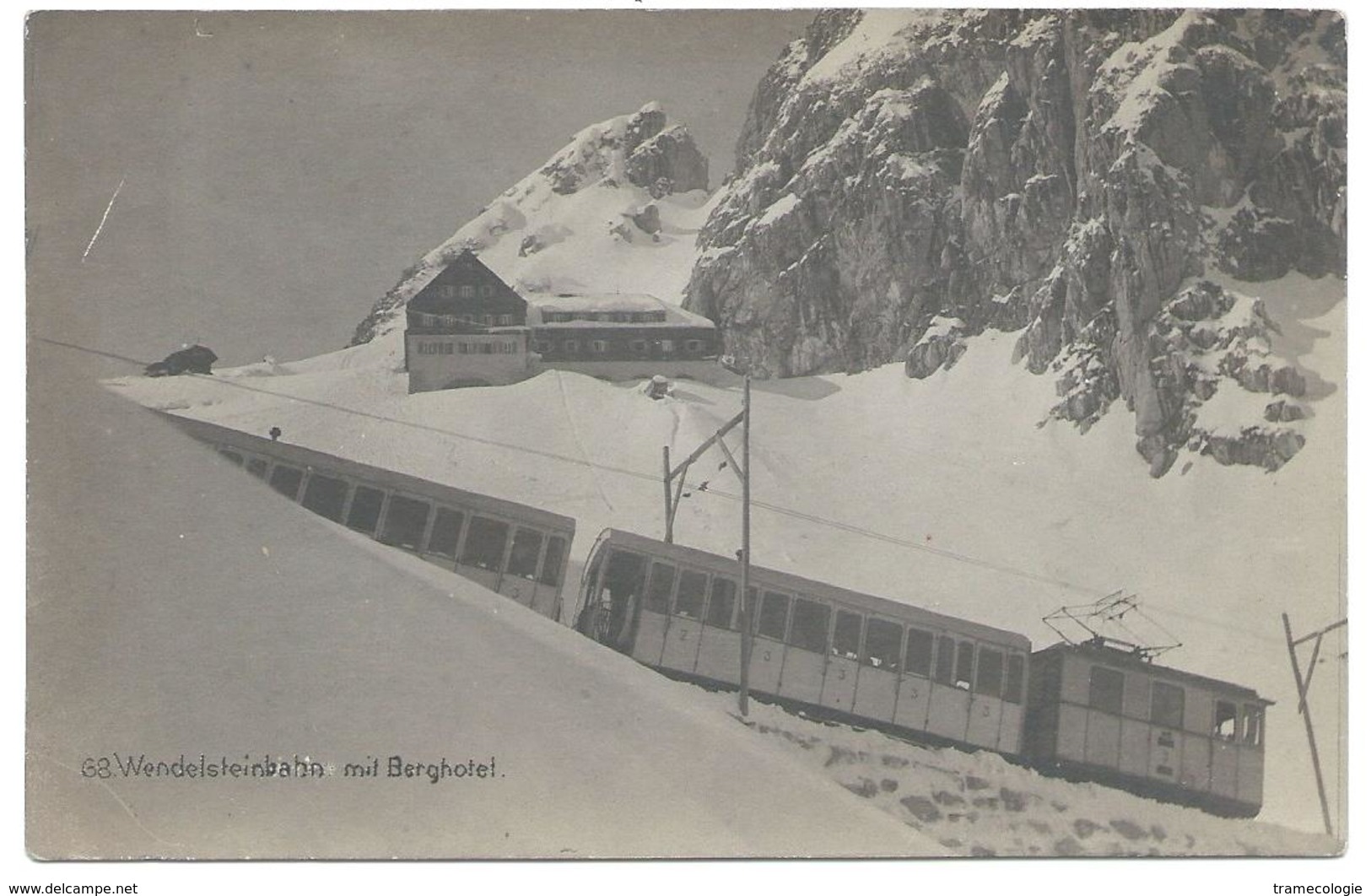 Wendelstein Wendelsteinbahn Crémaillière Zahnradbahn Bergbahn Triebwagen Eisenbahn Train 1930er - Zugspitze