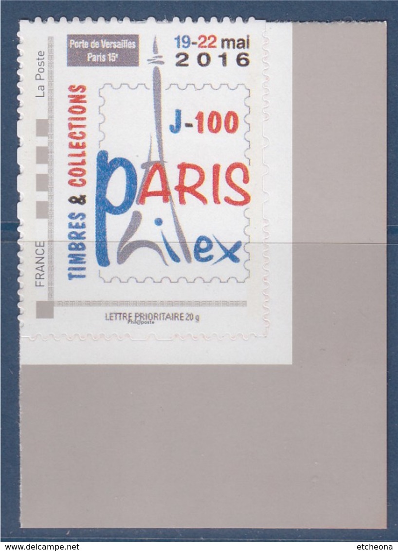 Emission Du Carré D'Encre Tvp LP 20g MonTimbraMoi Issu Collector Paris Philex 2016 J-100 Timbres Et Collections - Nuevos
