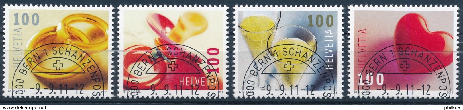 1400-1403 - Gebraucht - Mit Stempel Bern 1 Schanzenpost - Gebraucht