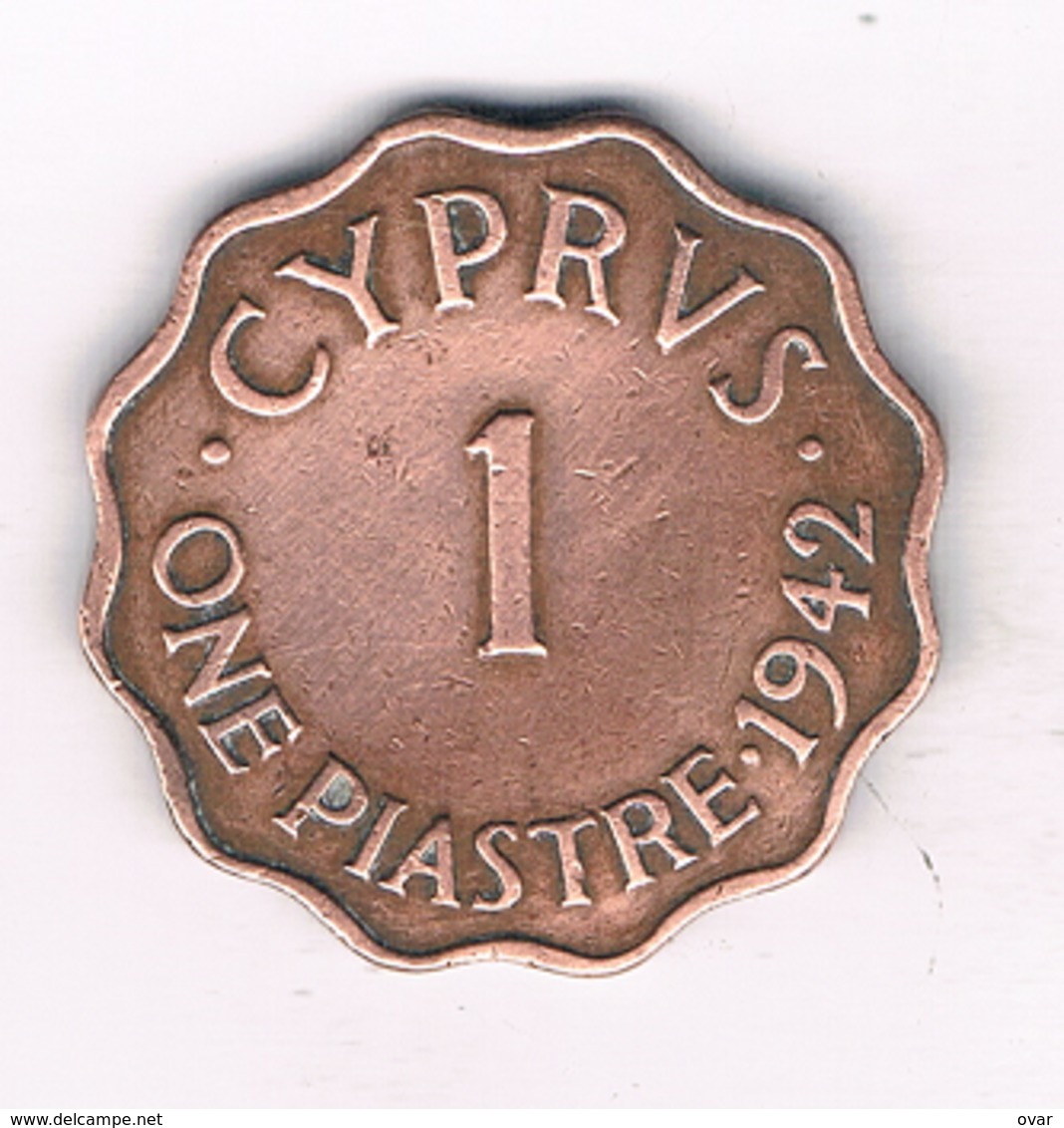 1 PIASTRE 1942 CYPRUS /9067/ - Chypre