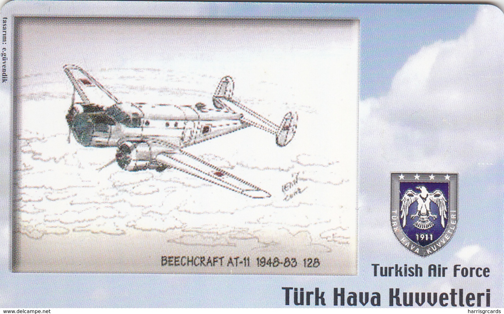 TURKEY - T-6 Harward 1948-73 (Aircraft) , Tirage 200,000 , 100 Unit ,used - Turquie