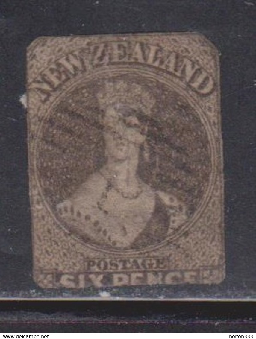 NEW ZEALAND Scott # 14d ?? Used - Watermark 6 - CV $140 - Used Stamps