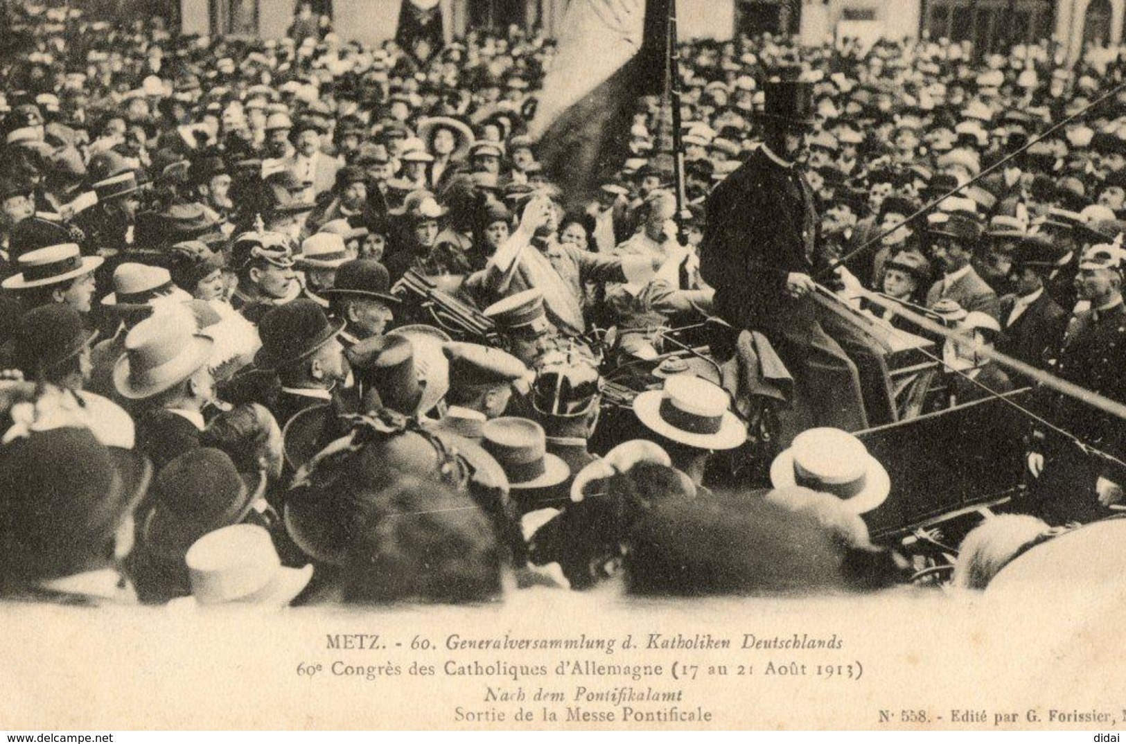 METZ  Congrès Eucharistique 1913 - Metz