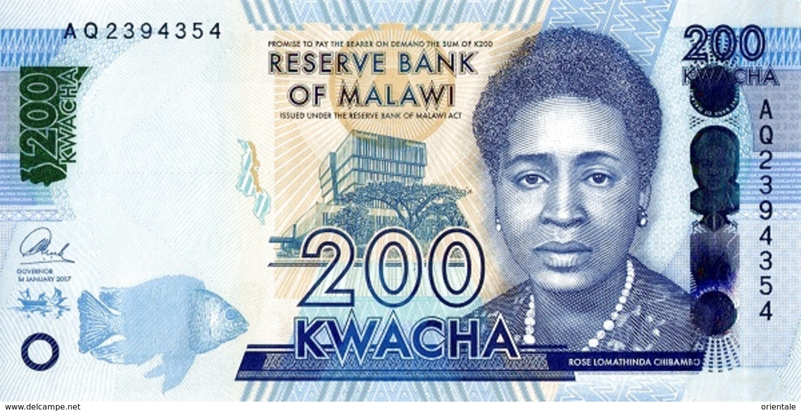 MALAWI P. 60e 200 K 2019 UNC - Malawi