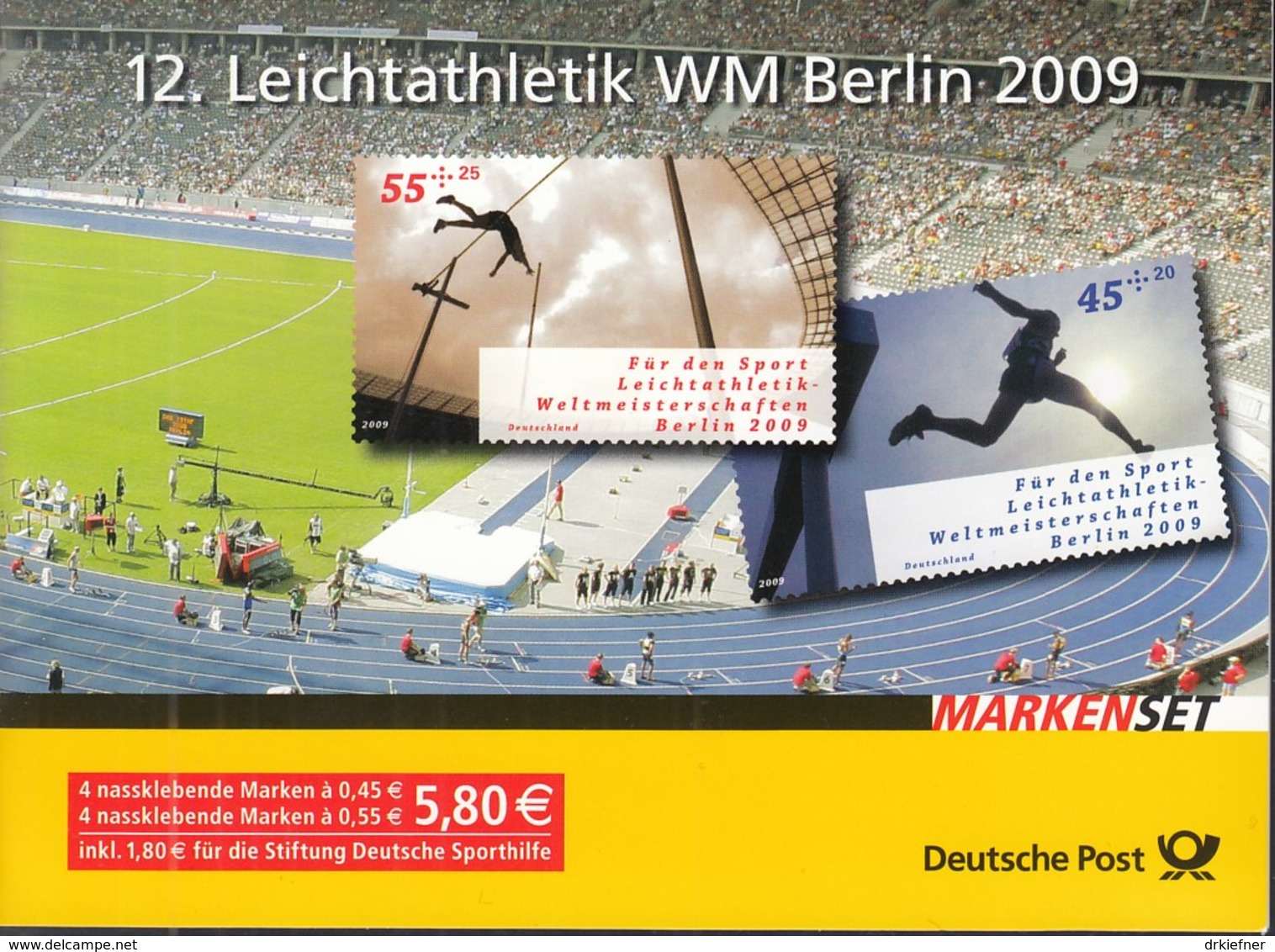 BRD  MH 80 2009, Postfrisch **, Mit 4x 2727 + 4x 2729, Leichtathletik - Autres & Non Classés