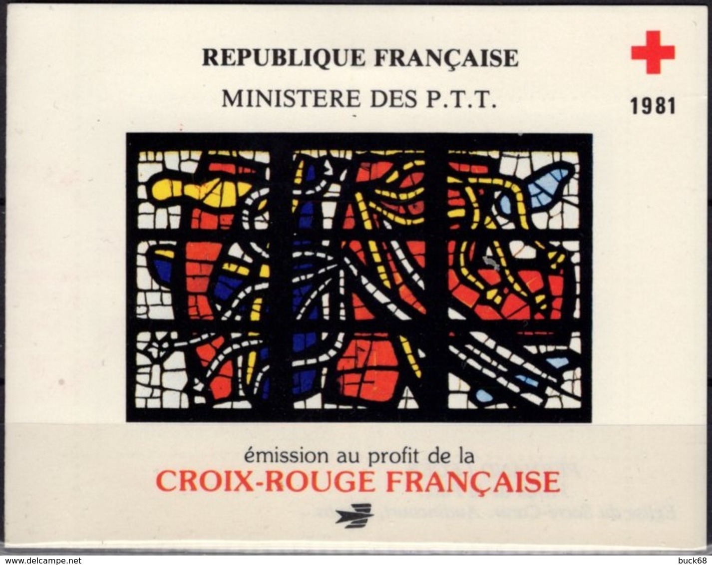FRANCE Carnet 2030 Carnet Croix-Rouge 1981 Avec Cachet FDC 1er Jour En Rouge 62 [GR] - Red Cross
