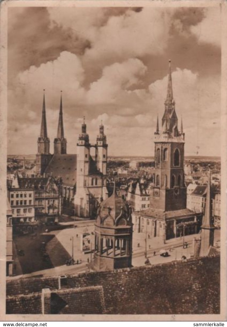 Halle - Marktplatz - 1938 - Halle (Saale)