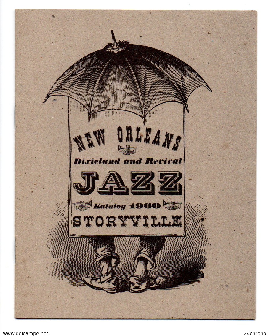 New Orleans, Dixieland And Revival, Jazz, Katalog 1960, Storyville, Catalogue, Programme, Billard (19-2371) - Autres & Non Classés