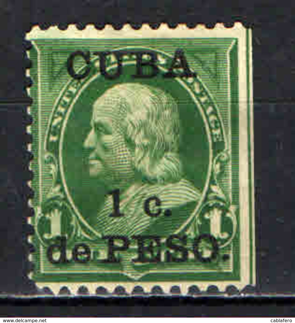 CUBA - 1899 - OCCUPAZIONE AMERICANA - SENZA GOMMA - Nuovi