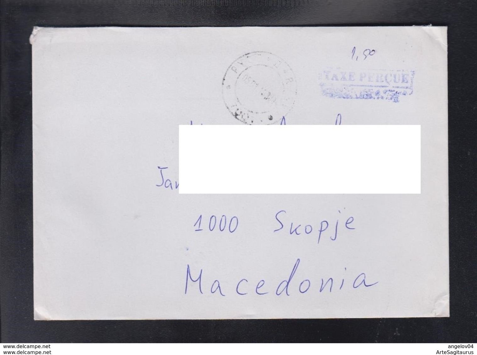 BULGARIA, COVER / TAXE PERCUE, REPUBLIC OF MACEDONIA ** - Covers & Documents