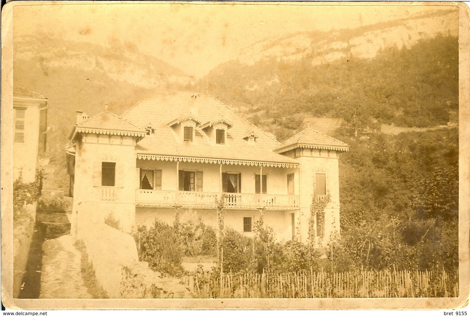 74 TALLOIRES PHOTO DE LA VILLA DES CYCLAMENS OU ANDRE THEURIET ECRIVIT SES ROMANS - Luoghi