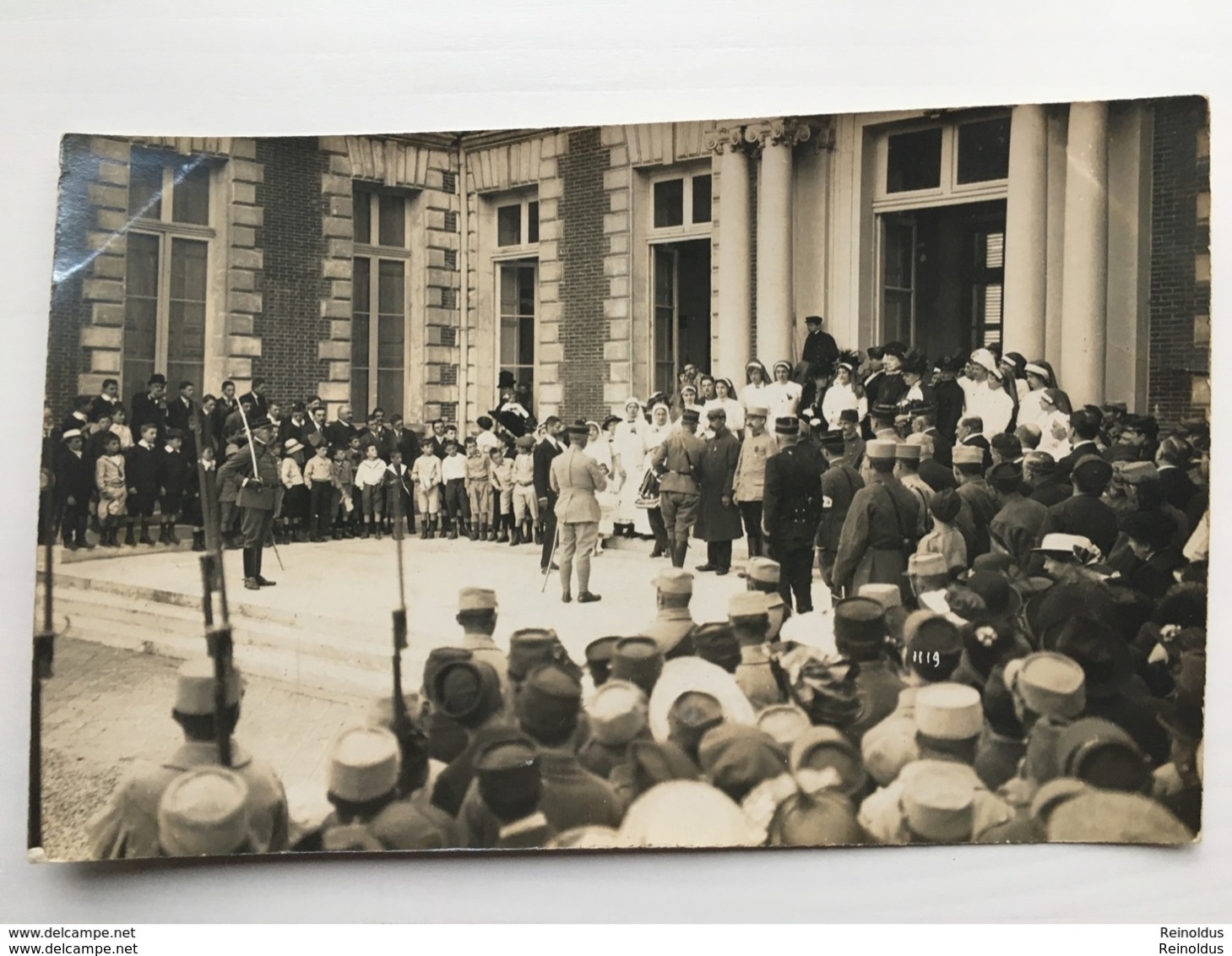 Foto Ak Soldaten Medailles Hopital? Soeur Photo Mullard Yerres - Weltkrieg 1914-18