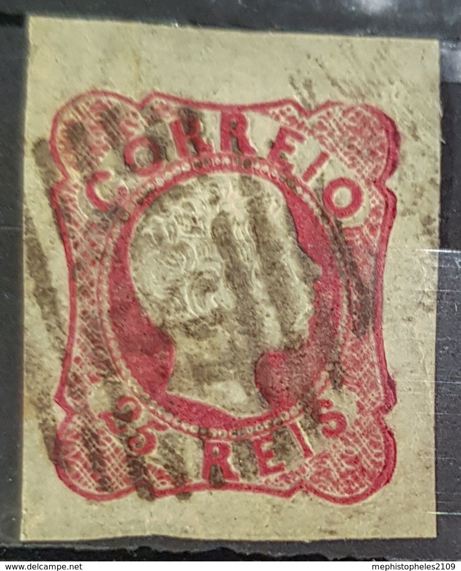 PORTUGAL 1858 - Canceled - Sc# 11 - 25r - Oblitérés