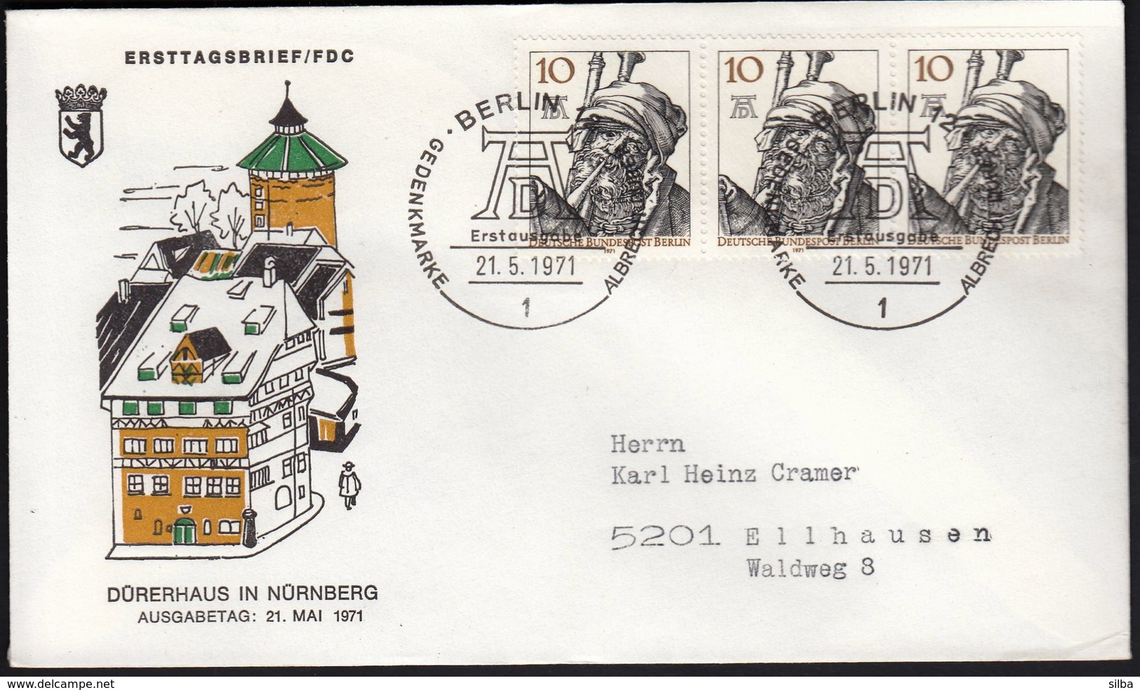 Germany Berlin 1971 / 500th Anniversary Of The Birth Of Albrecht Dürer - Other & Unclassified