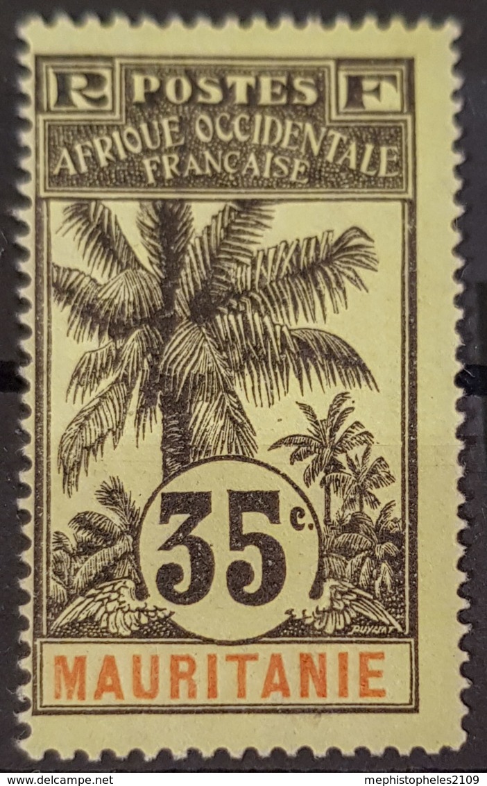 MAURITANIE 1906 - MNG - YT 9 - 35c - Unused Stamps