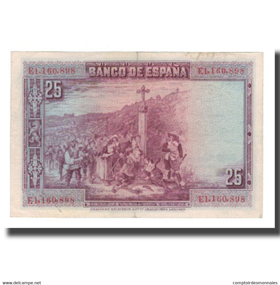 Billet, Espagne, 25 Pesetas, 1928, 1928-08-15, KM:74b, SUP - 1-2-5-25 Pesetas