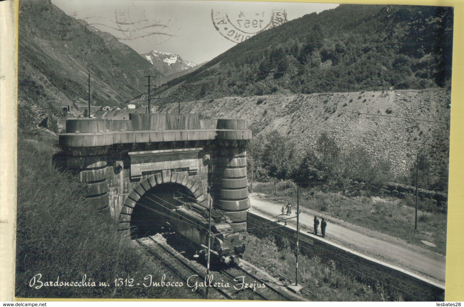 Bardonecchia Imbocco Galleria Freius Locomotiva Lieve Piega Ad Angolo E Residui Carta  OCT 2019 Gérar 966 - Andere & Zonder Classificatie