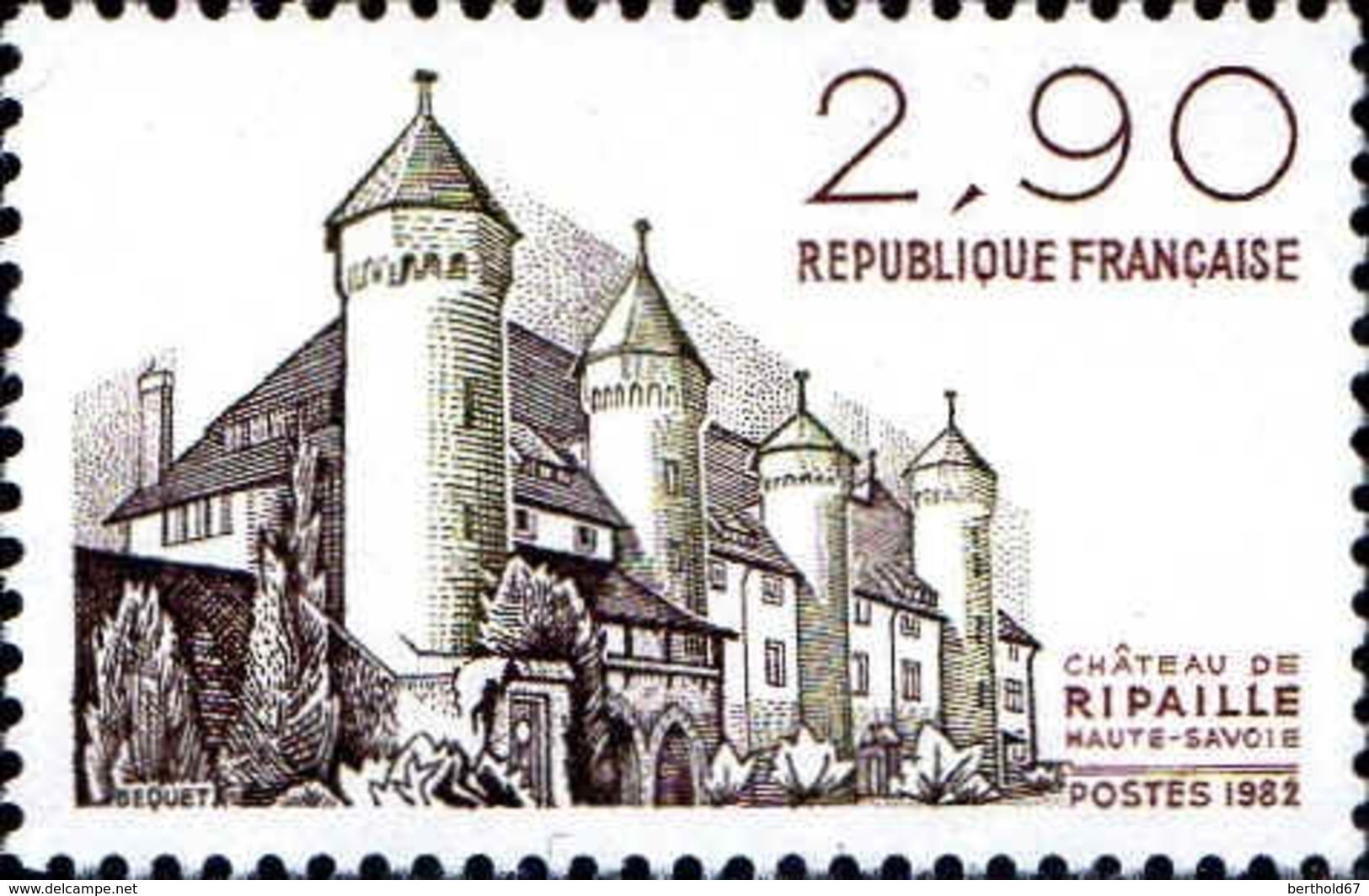 France Poste N** Yv:2232 Mi:2351 Château De Ripaille Haute-Savoie - Ungebraucht