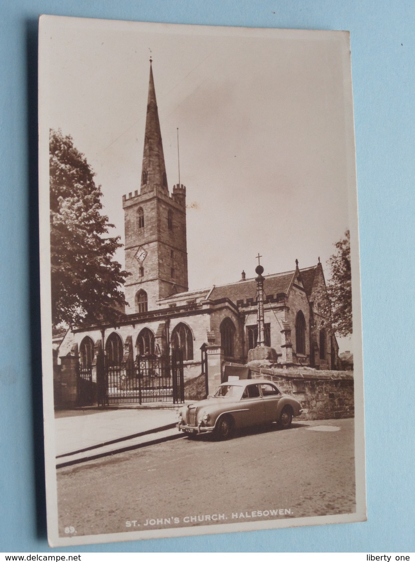 St. John's Church, HALESOWEN ( H. Parkes ) Anno 1958 ( Zie Foto ) - Andere & Zonder Classificatie