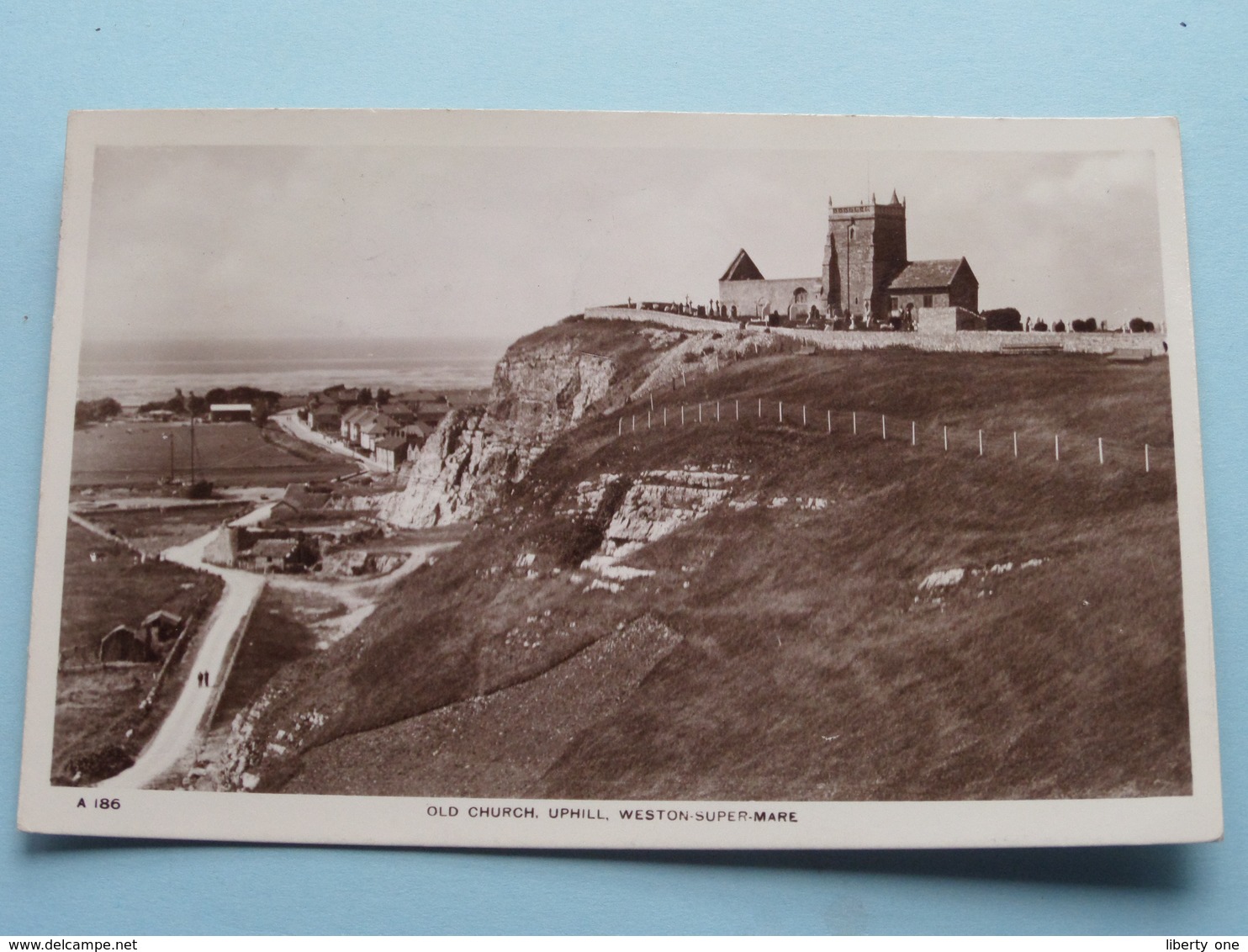 OLD Church Uphill WESTON-SUPER-MARE ( A 186 - HJ Series ) Anno 1946 ( Zie Foto ) - Weston-Super-Mare