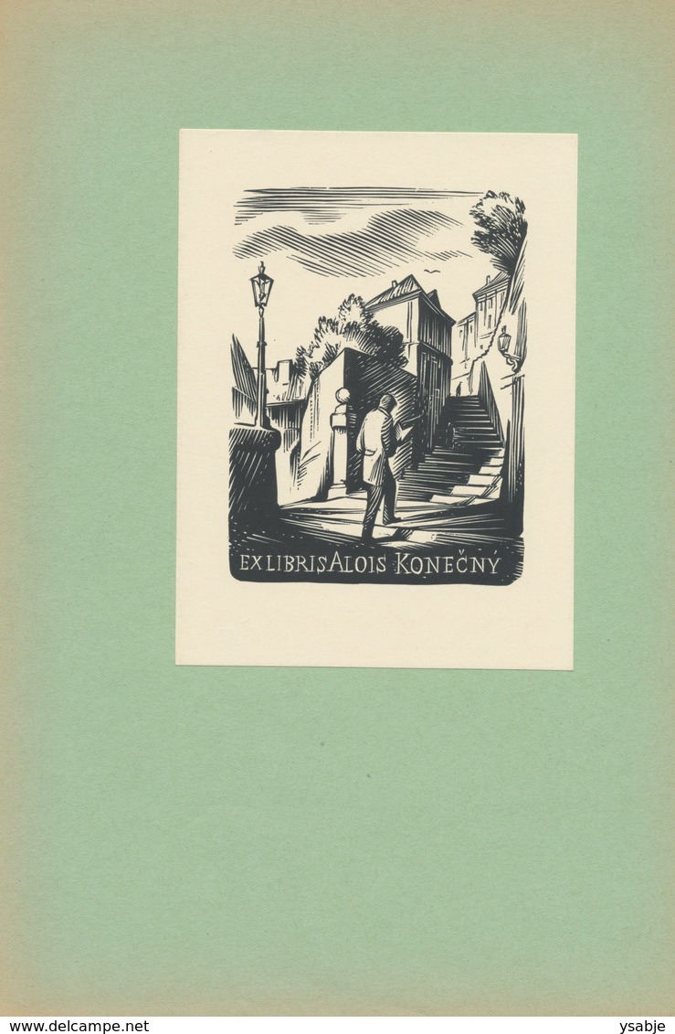 Ex Libris Alois Konecny - Pavel Šimon - Ex-libris