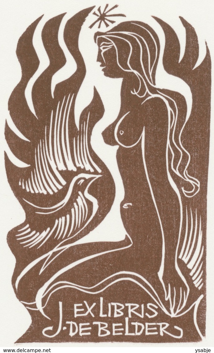 Ex Libris J. De Belder - Ladislav Rusek - Ex-libris